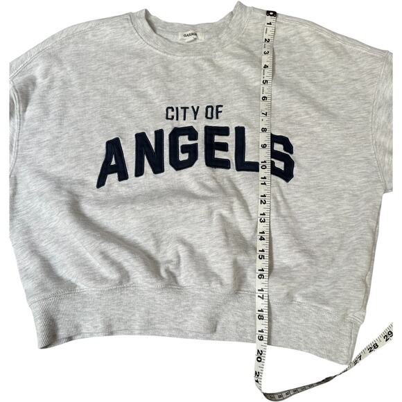 Garage City of Angels Cropped Sweatshirt – Light Gray, Size P/S - Picture 4 of 4